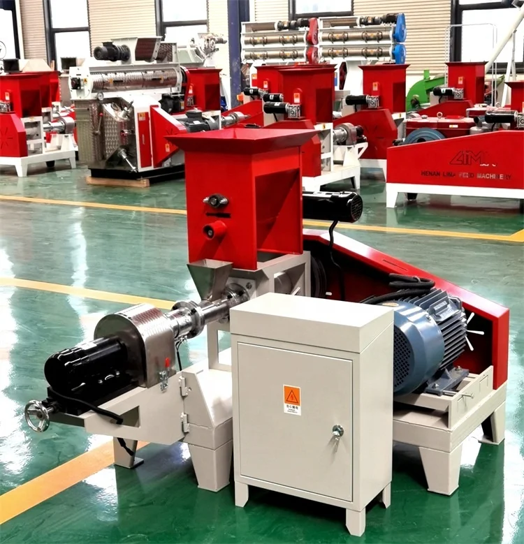 Small Floating Fish Feed Machine Fish Food Extruder Pellet Making Machine Nigeria LIMA Shrimp Pet Feed Machinery