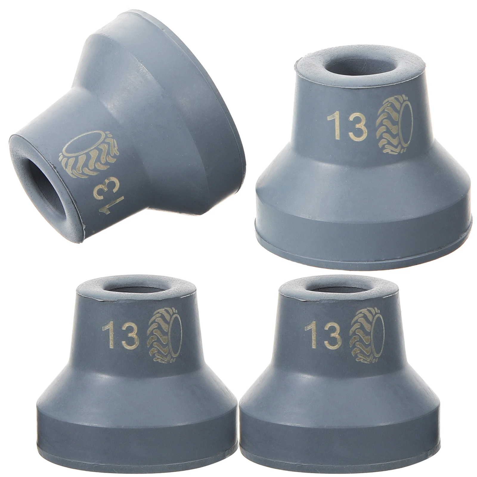 

4pcs Cane Tips Non-slip Rubber Replacement Pads Walking Sticks Trekking Poles Foot Covers Crutch Tips Cane Ends Accessories