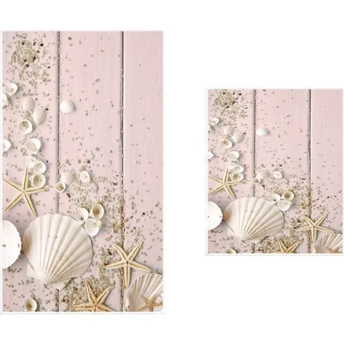 Dowry Wonderland Coast 2'li Bath Mat Pad Pink