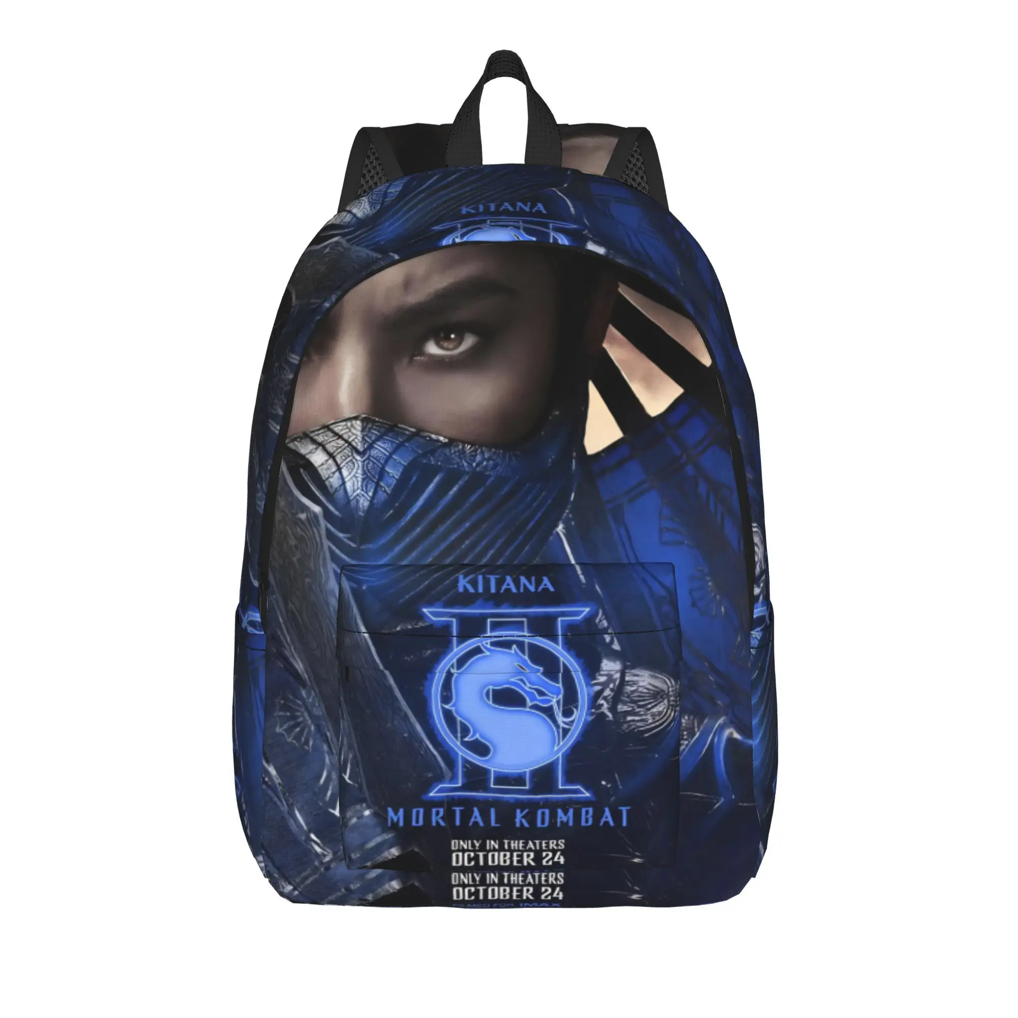 

Mortal Kombat II Moive 2026 Classical Backpack Lightweight Student Hiking Travel Daypack for Men Women Laptop Canvas Bags