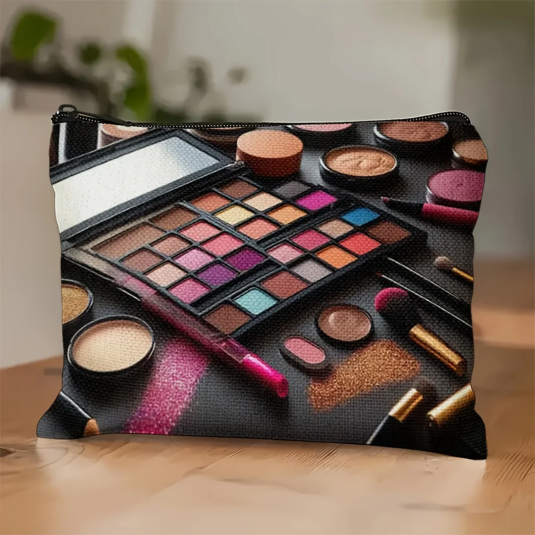

A Colorful Makeup Bag- Multifunctional Zipper Pouch, Jewelry Storage Bag, Perfect Travel Zipper Small Storage Bag.