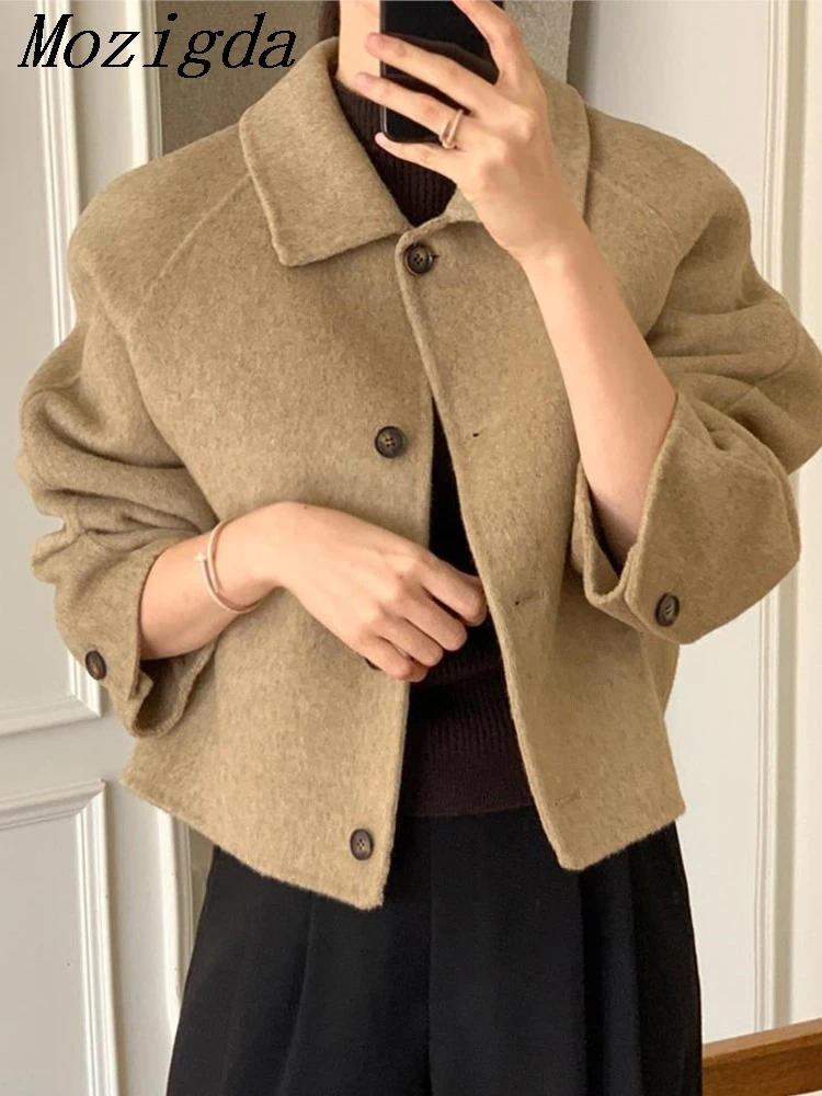 

Autumn Winter Korean Fashion Elegant Chic Coat Women Manteau Femme Casaco Feminino