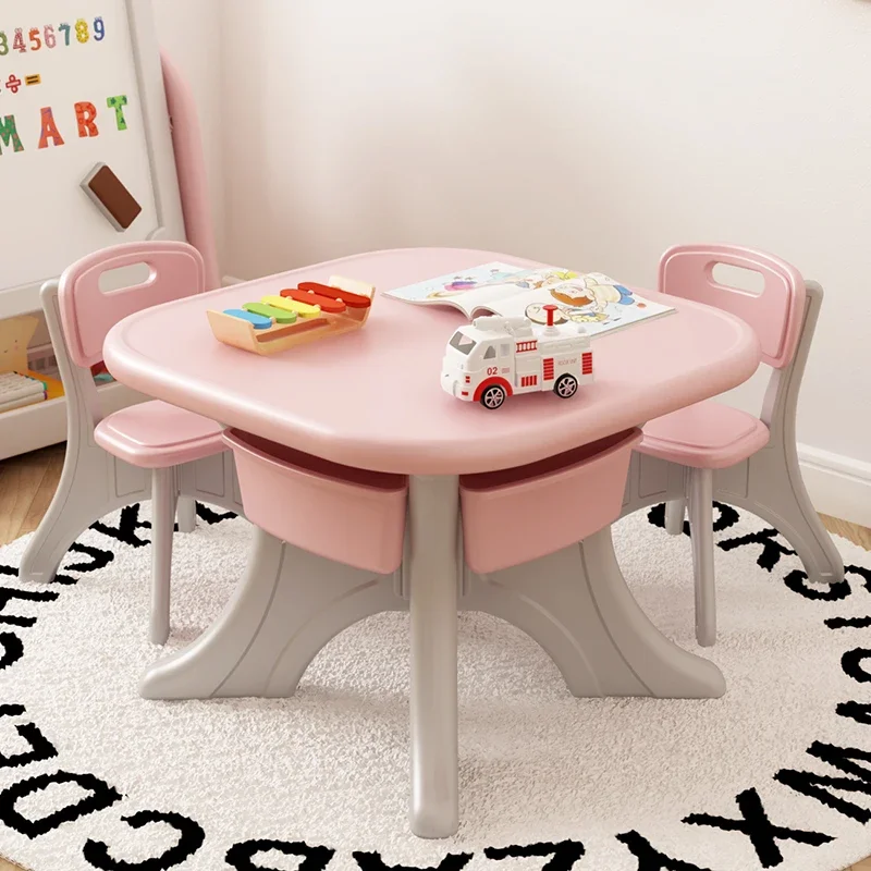 Children Tables Children's Desk Study Kids Set Furniture Childrens Student Chair Room Mesa Y Silla Infantil Elementary Child