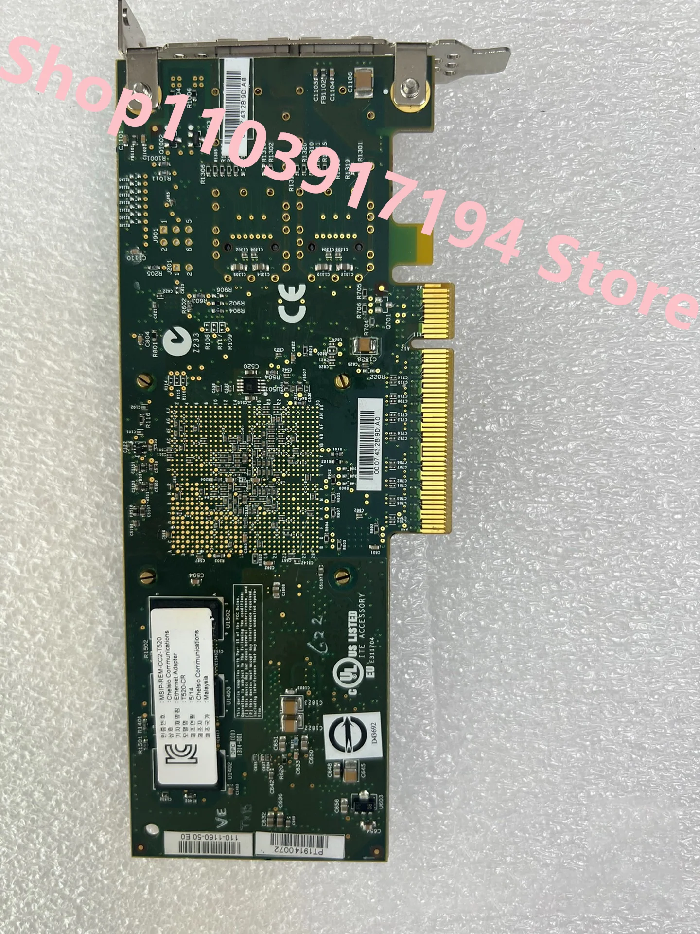 FOR  Chelsio REM-CC2-T520 10Gb 10 Gigabit dual-port optical fiber Network card T520-CR