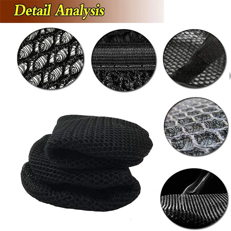 غطاء وسادة مقعد شبكي ثلاثي الأبعاد مع عزل ، واقي مقعد ، شبكة ، النمر ، GT PRO ، تجمع ، TIGER900 ، النمر ، #6