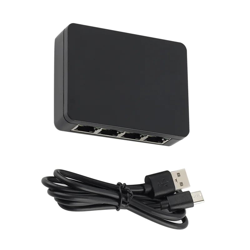 Адаптер-сплиттер Ethernet для ПК, ноутбука, сетевой кабель RJ45, сетевой кабель, Интернет от 1 до 4 способов, 1000 Мбит/с, гигабитный разветвитель