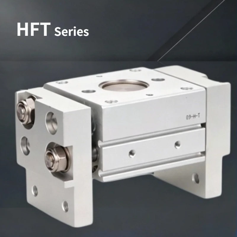Air Cylinder HFT Series HFT10 HFT16 HFT20 HFT25 HFT32 Air Gripper Wide Style Pneumatic Cylinder Double Acting
