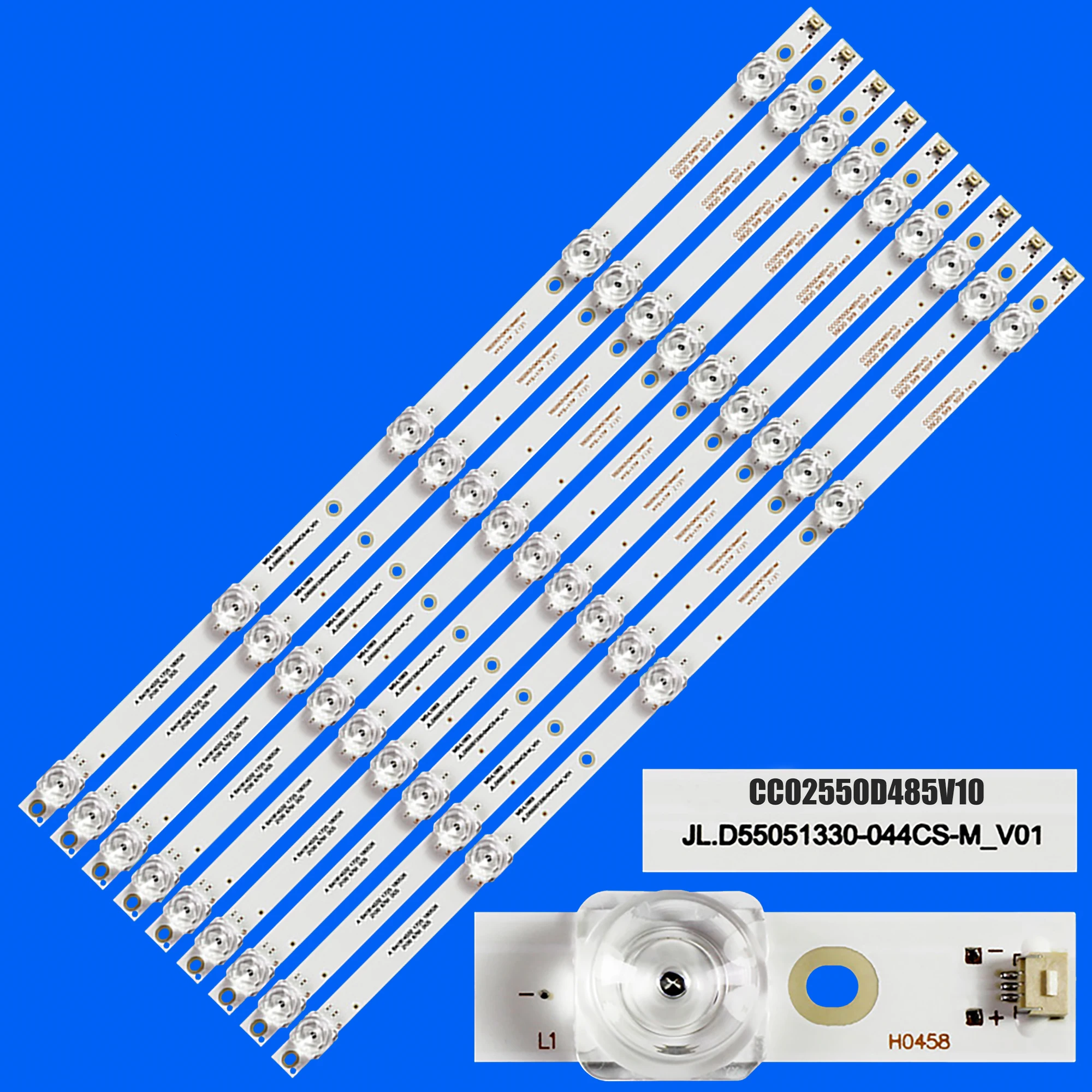 retroiluminacao de tv led para 55hd710 55m3plus kktv k55 lt5588w u55v cc02550d485v10 55e20 5x9 5s1p 1410 cc02550d485v07 ms l1863 v3 01