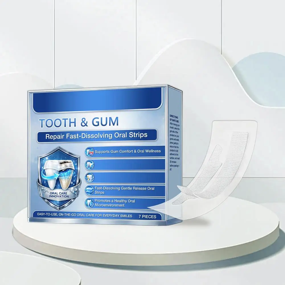 7pcs Teeth Whitening Strips Whiten Tooth Dental kit Oral Hygiene Care Strip for false Teeth Veneers Dentist Seks Whiten Gel