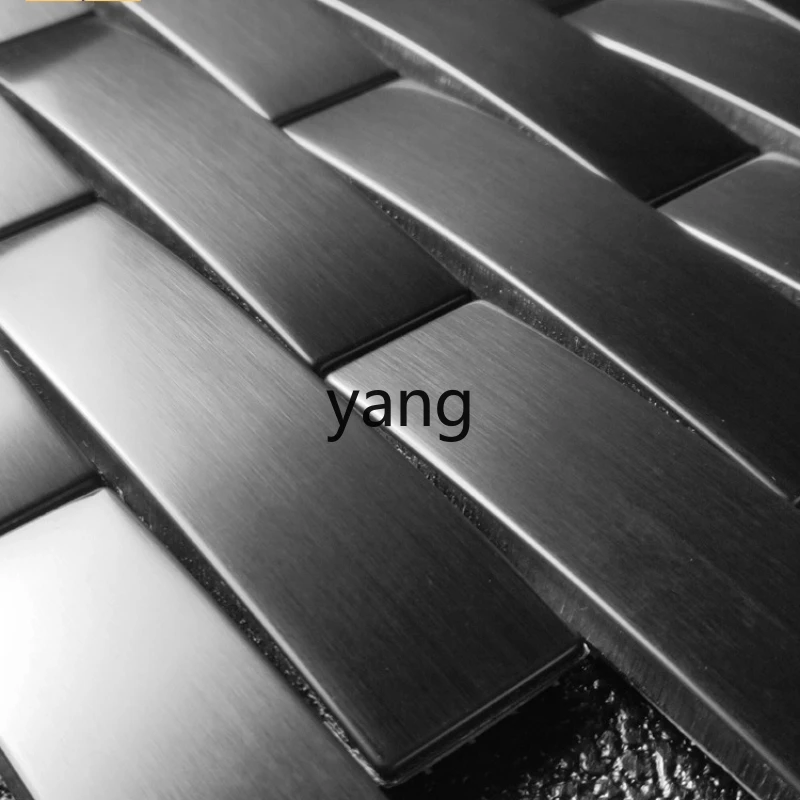 

LH strip metal tile stainless steel brick bar wall sticker checkout page background wall
