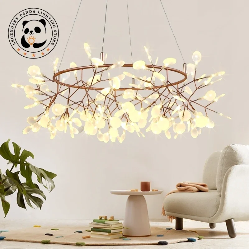 Nordic Contemporary Ceiling Chandelier Creative Dining Room Bedroom Woonkamer LED Indoor Decoration Suspension Lamp Luminaries