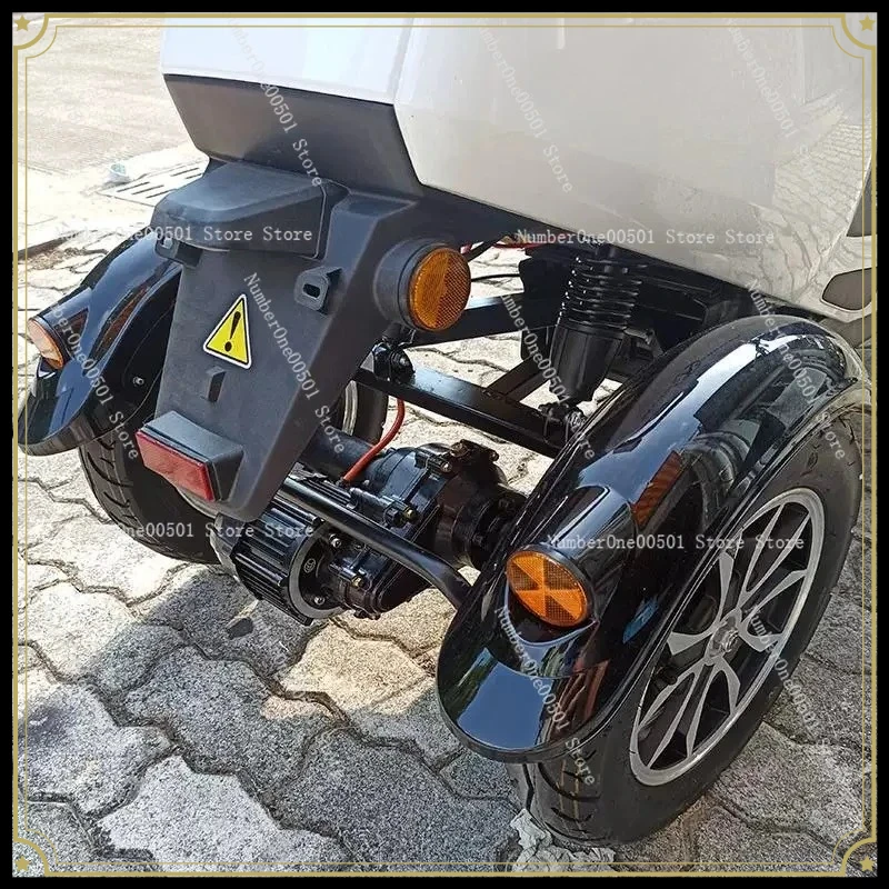 1000W Electric Tricycle Rear Axle Assembly, Differential Axle for 2 Wheel 3 Wheel E-Bike, Non Universal Repair Parts