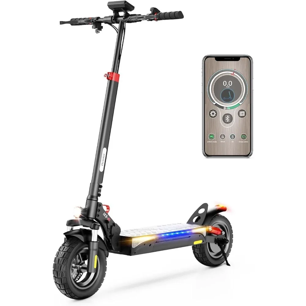 

iX3/iX4 Electric Scooter, 10" Off Road Tires, 800W Motor E-Scooter Up to 25/28 Miles Range,Top Speed 24/28 MPH, Adjustable