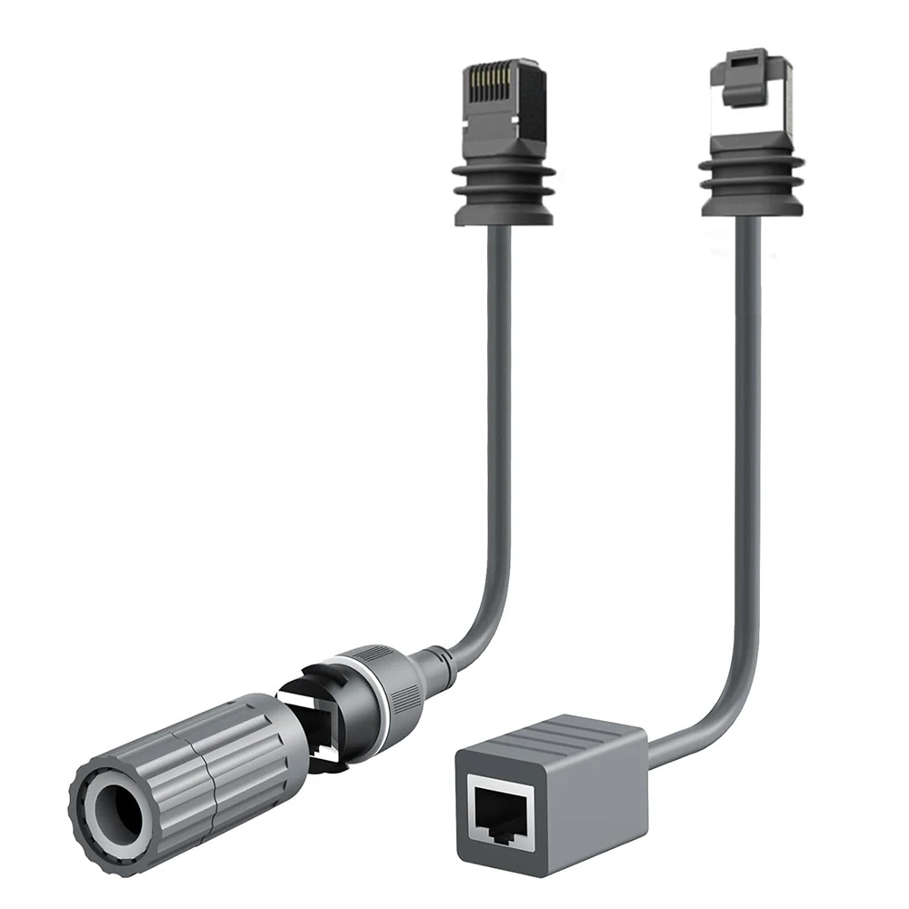 Cable Ethernet RJ45 para adaptador Starlink Satellite Gen3 V3, cable extensible SPX a RJ45, enrutador de platos, convertidor satelital Rectangular