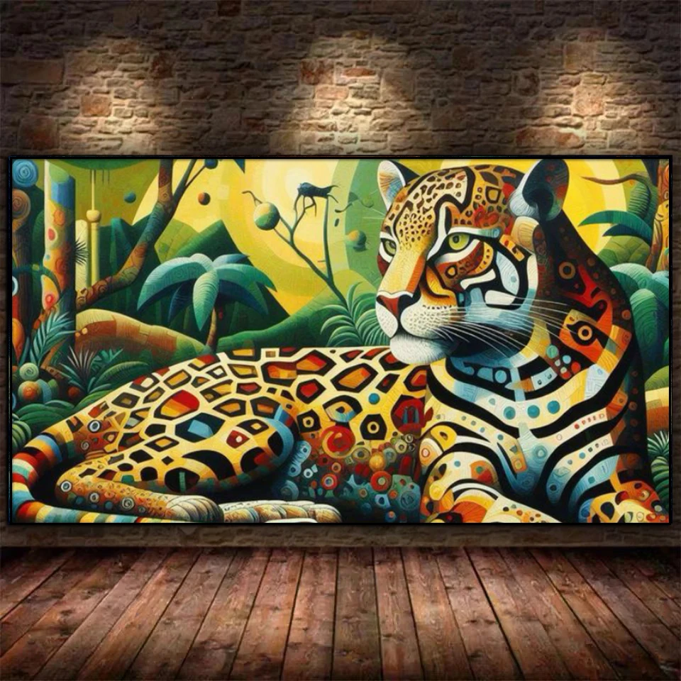 big Cat Tiger Picture Of Rhinestones Diamond Mosaic Full Square round Diamond Painting New 2025 DIY Embroidery Handmade Hobby