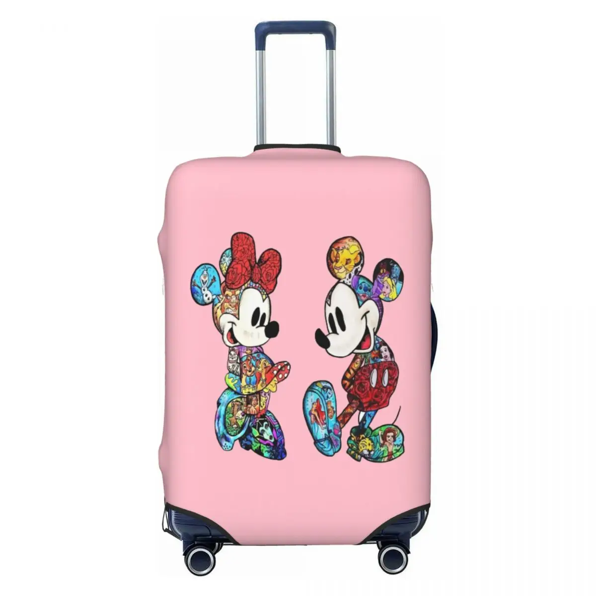

Custom Mickeys Anime Mouses Anime Cartoon Luggage Cover Cute Suitcase Protector Covers Suit For 18-32 inch