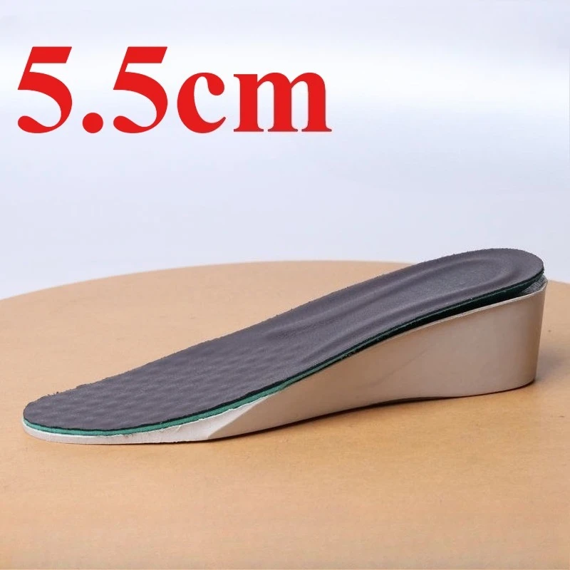 Height-increasing Insole for Men's 5.5cm Special Leather Shoes Comfortable Raised Insole Hard Invisible Height Increasing Insole