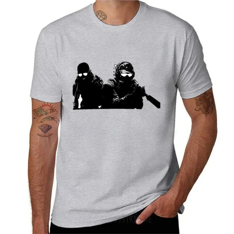 Counter Strike 2 fanart characters T-Shirt korean fashion Blouse summer tops boys whites mens clothing