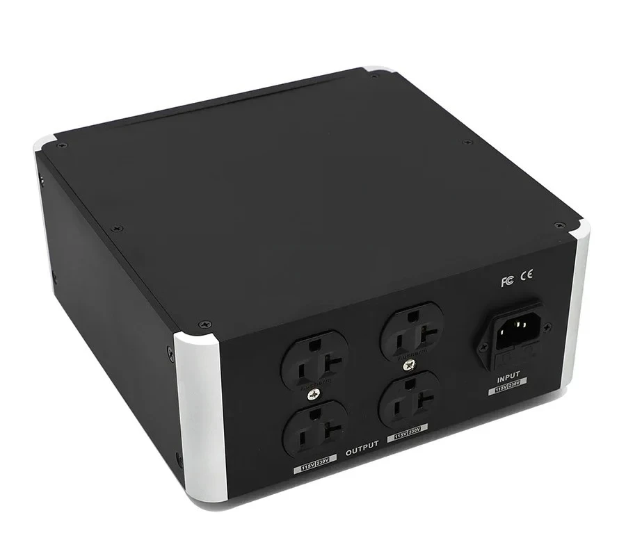 PT500  500VA Toroidal Balanced Isolation Transformer 500W AC Isolation Power Supply Processor With 4 Outlet Socket