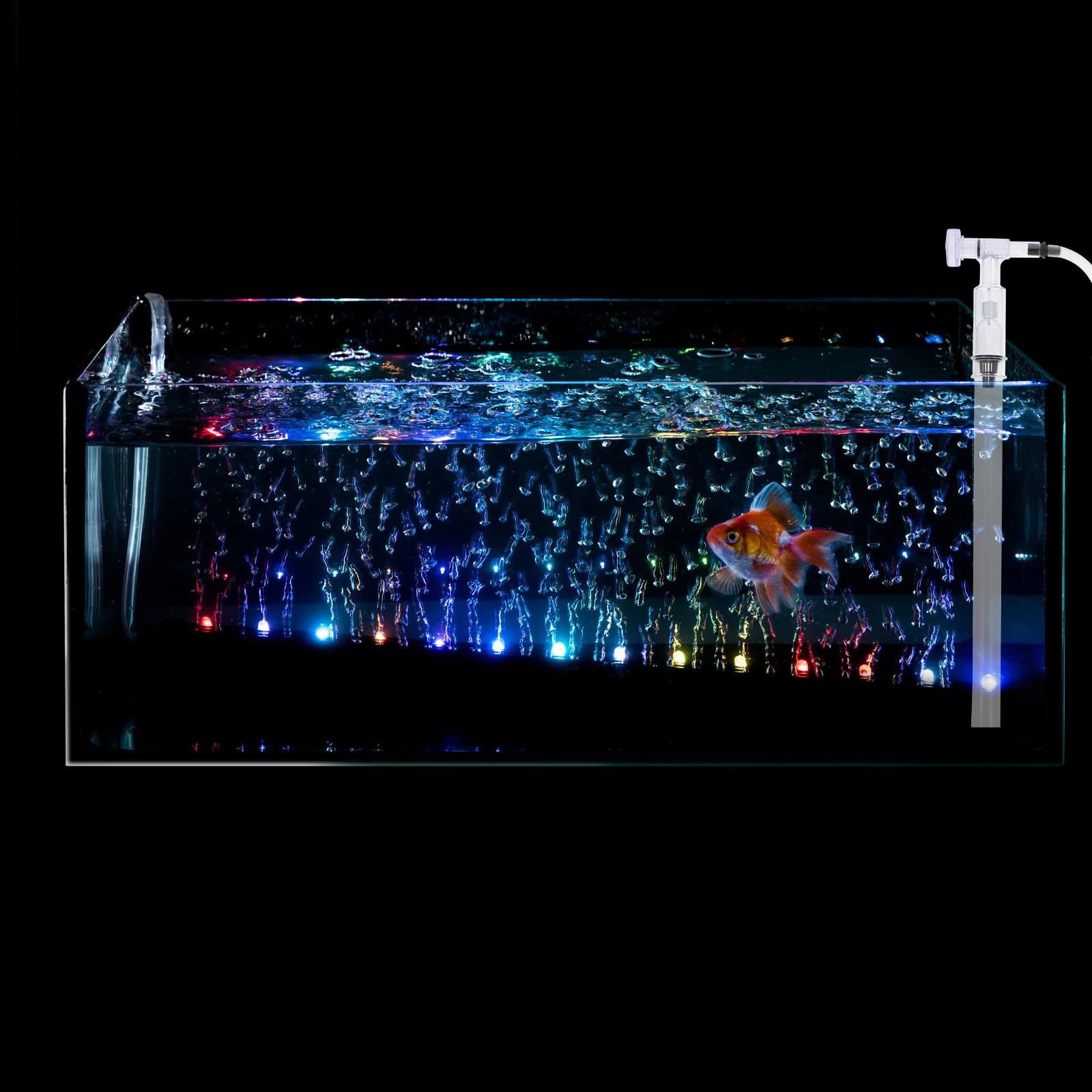 

2pcs Change Pipe Aquarium Cleaning Tool Residual Feed Remover Practical Water Changer For Fish Tank Maintenance Safe Easy