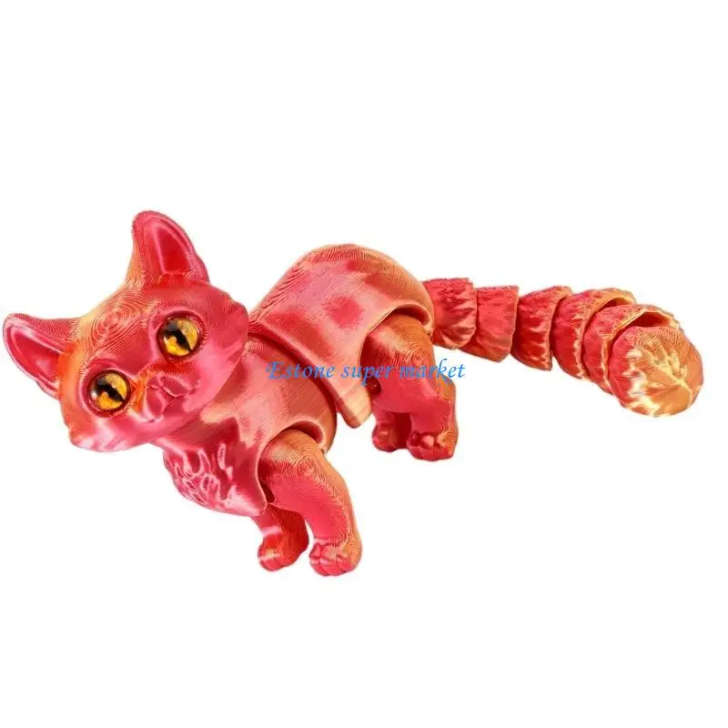090B Stress Relief Kitten Fidgets Toy Versatile Flexible Design for Playful Interaction at Home or On the Go