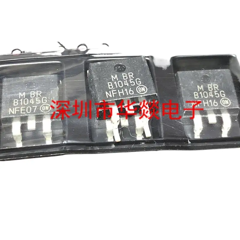 5pcs  MBRB1045CTG MBRB1045G TO-263 45V 10A