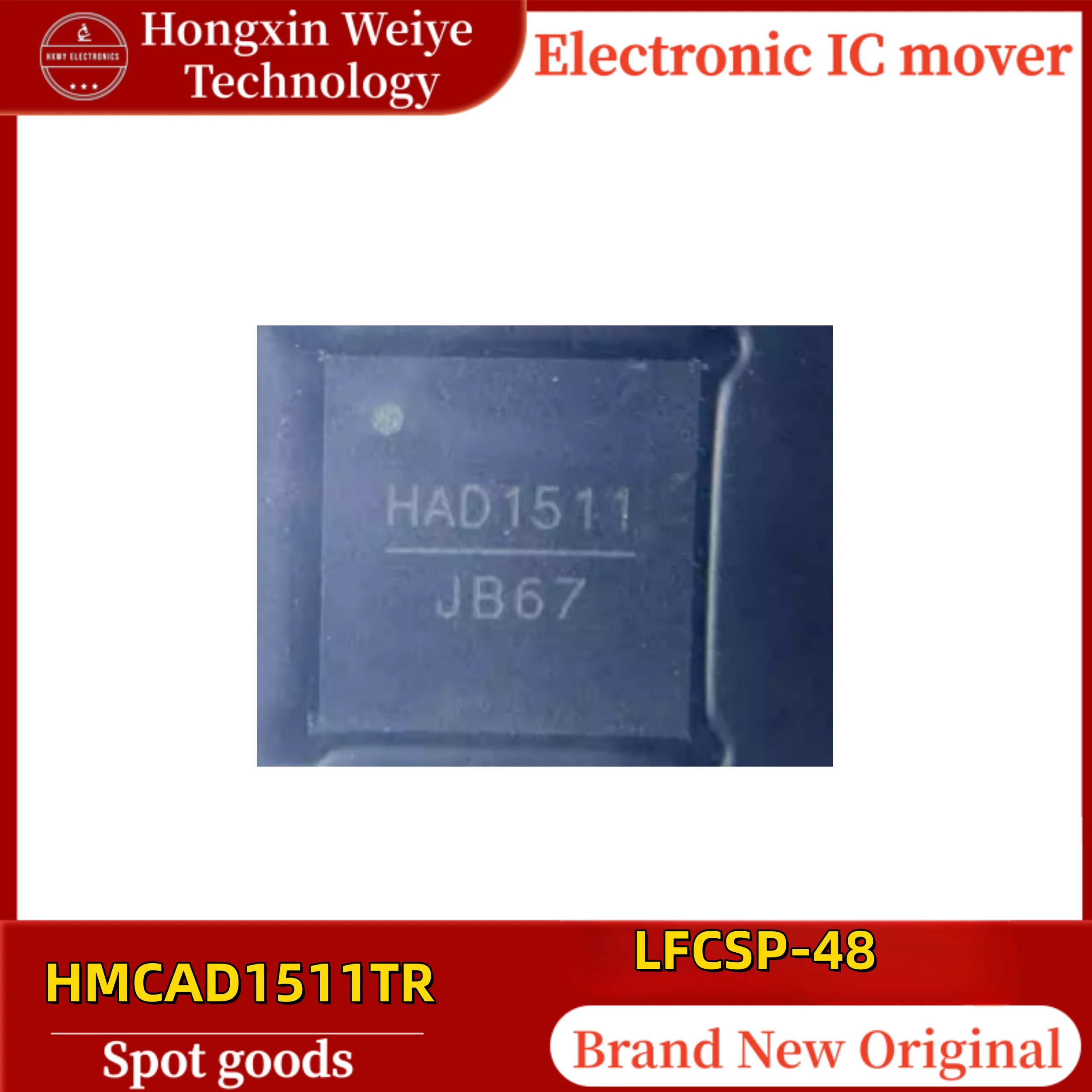 

(1/5 pieces) HMCAD1511TR HMCAD1511 Marking HAD1511 LFCSP-48 ADC Analog to Digital Converter IC Original Brand New In Stock Fast