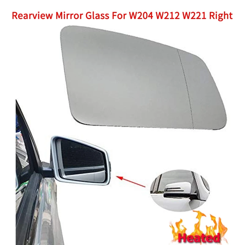 Car Door Side Heated Wing Antifog Heated Rearview Mirror Gl  for Mercedes-Benz S/C/E-Cl  W212 W204 W211(Right )