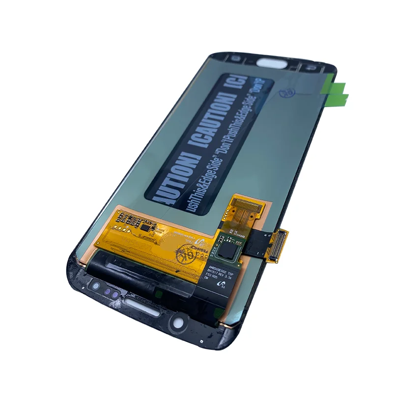 Imagem -03 - Super Amoled Lcd Touch Screen Digitador para Samsung Galaxy s6 Borda Peças de Reparo com Quadro G925a G925f G925k