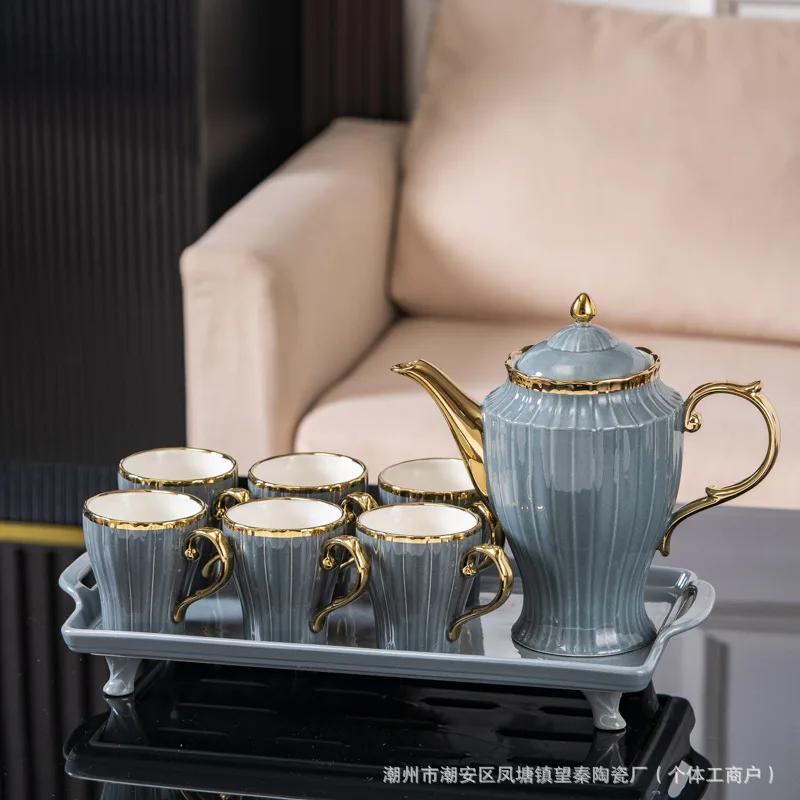 New high-value European ceramic coffee set, color , high-end Phnom Penh coffee cup saucer, afternoon tea set