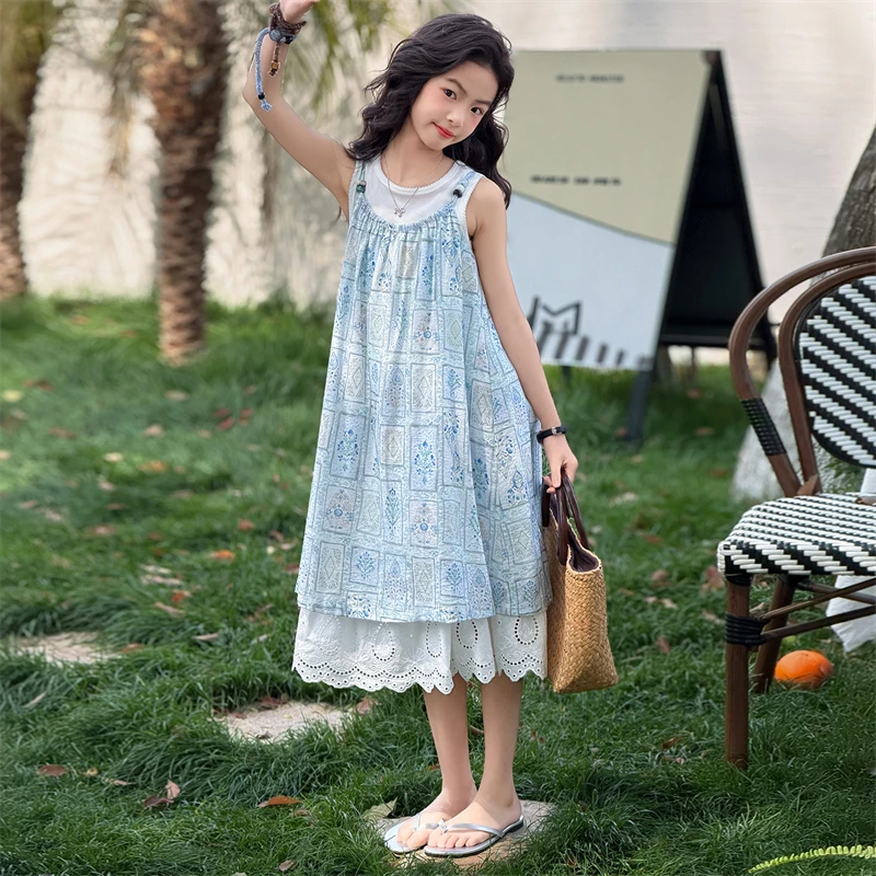 robe-d'ete-2026-pour-filles-gilet-blanc-sans-manches-et-robe-bleue-a-bretelles-fines-avec-ourlet-en-dentelle-–-vetements-pour-enfants-ideale-pour-les-vacances