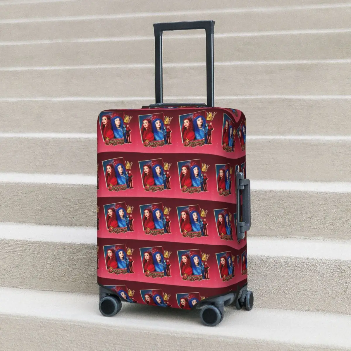 

Descendants 4 The Rise Of Red Kylie Cantrall And Malia Baker Suitcase Cover Protection Elastic Travel Luggage Protector Covers