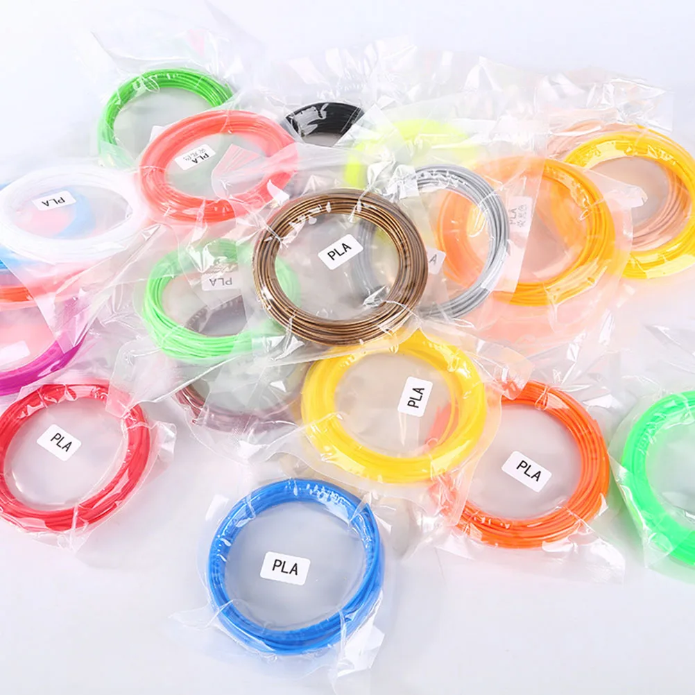 

3D Pen Filament Refills Printer Filament 1.75mm 18 Colors Universal Compatible Biodegradable Environmentally Friendly