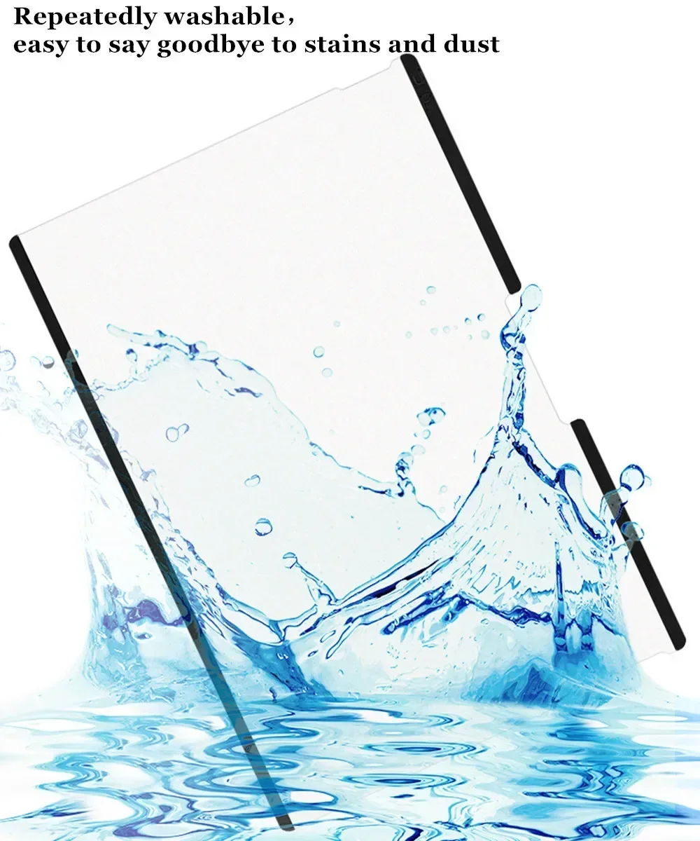 3Pcs Feel Paper Matte Screen Protector for Microsoft Surface Pro 9 8 7 6 5 4 Go 2 Pro X Soft PE Screen Film Removable Eye Protec