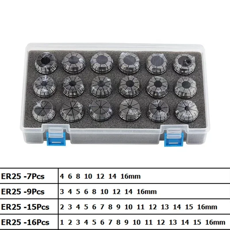 Imagem -02 - Pinça Chuck Morse Suporte Cone para Fresagem Cnc Torno Ferramenta Braçadeiras de Mola Er25 Mt3 Mt2 Er25 M12 1pc Pcs