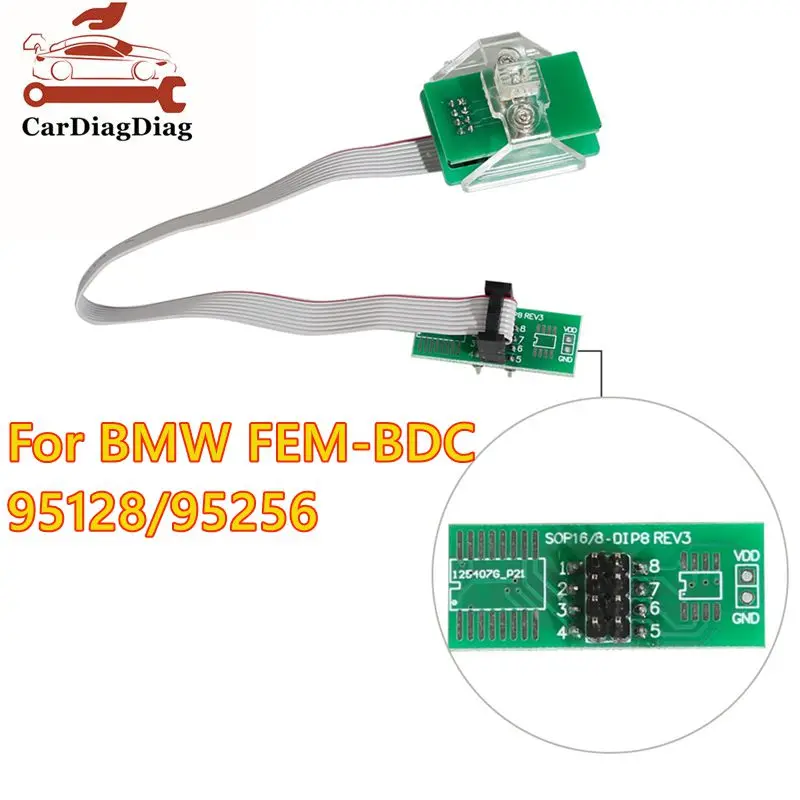 

OEM 8-контактный адаптер для чипа BMW FEM-BDC Читание и запись противоугонных данных 8-контактный адаптер для XPROG-BOX/VVDI Prog Не требует разборки