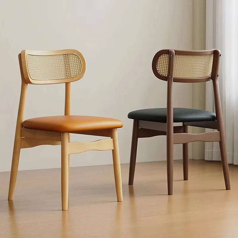 الشمال نمط كرسي طعام خشبي منجد الظهر منتصف القرن صالة الطعام كرسي غرفة المعيشة مكتب Stuhl الأثاث للمطبخ