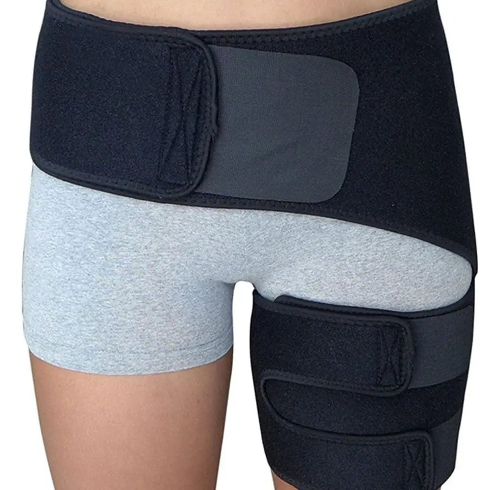 Support Belt Anti-strain Hip Support Belt Breathable Adjustable Groin Support Protective Brace Thigh Strap Lifting
