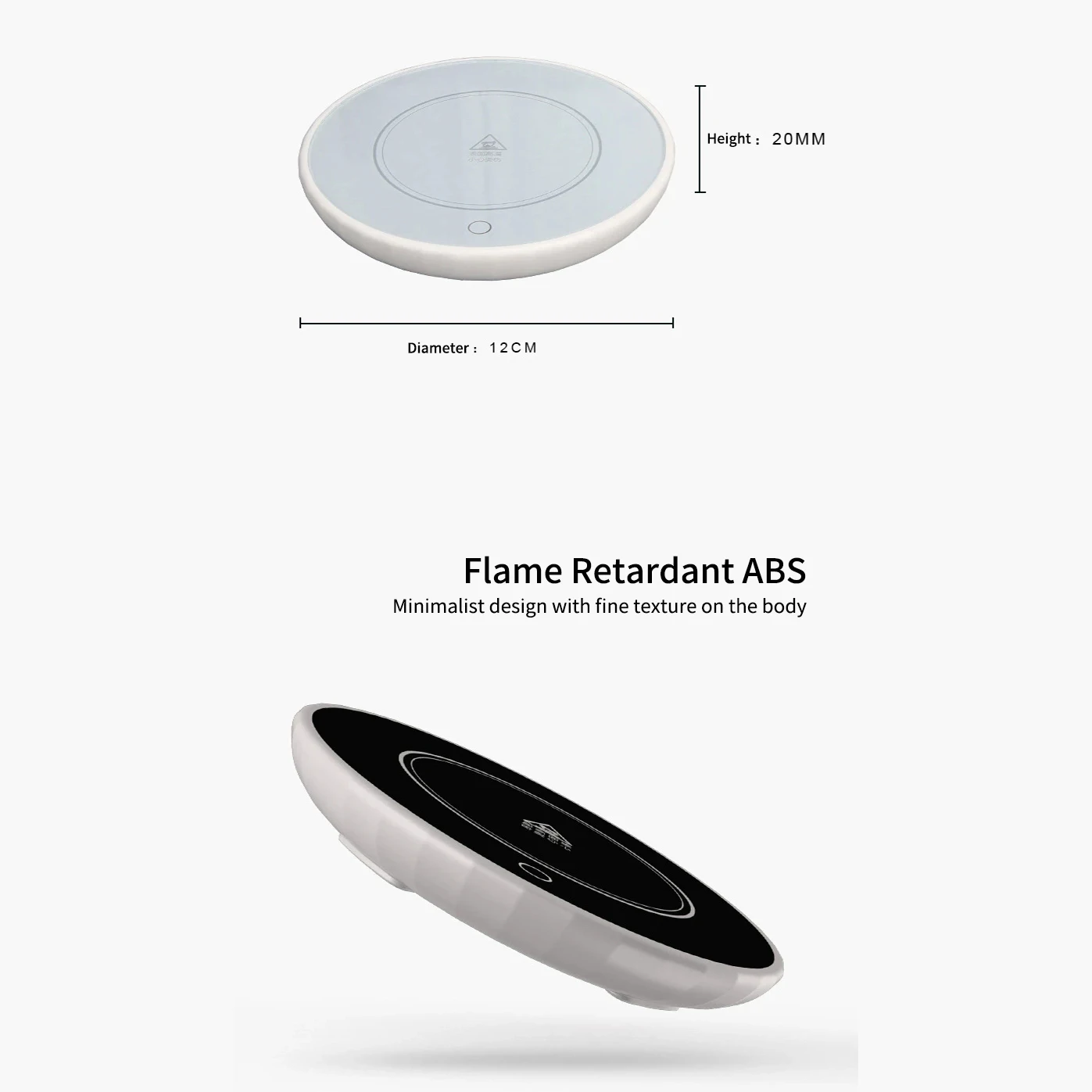 ABZA-Coffee Mug Warmer&Cup Warmer For Office Desk Use,Beverage Warmer 18W Cup Heating Mat Electric Tea Warmer EU Plug