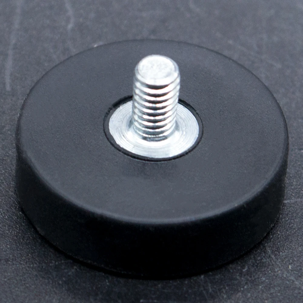 

6/12/30Pcs Magnet Base 0.86 Inch Round Neodymium Mounting Magnet M6 Thread Stud Magnet Anti-Scratch for Lighting Bar WD22MM M4