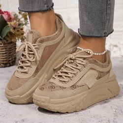 2024 New Luxury Designer Platform Woman Sports Breathable Mesh Trend Casual Sneaker Elegant Fashion Shoes Woman Zapatos De Mujer