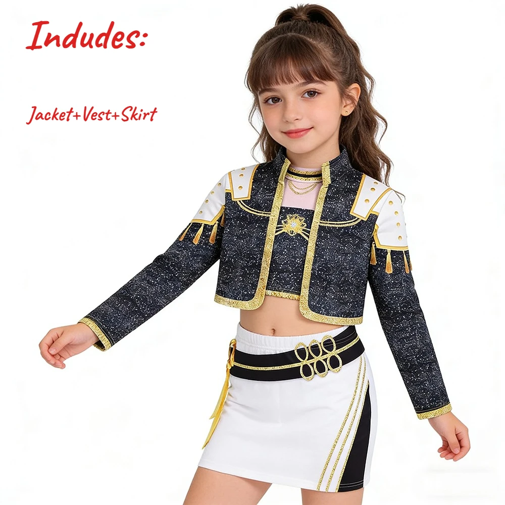 Rumi Cosplay k-pop guerrier Costume ensemble Star filles groupe enfants jeu de rôle vêtements noël carnaval Halloween Costume Costume