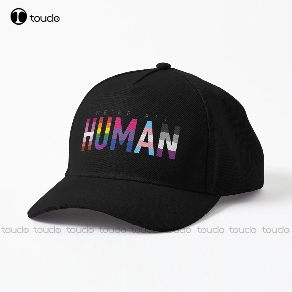 we are Human Various Queer Flags lgbt lgbtqia lgbta lgbtq queer pride gay lesbian bisexual transgender asexual homosexual Hat