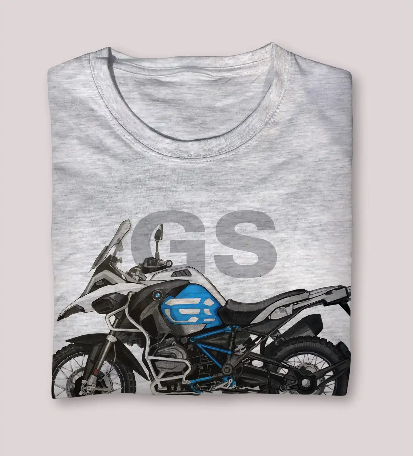 Classic German Motorcycle GS R 1200 Adventure Moto Rider T-Shirt 100% Cotton O-Neck Short Sleeve Casual Mens T-shirt Size S-3XL