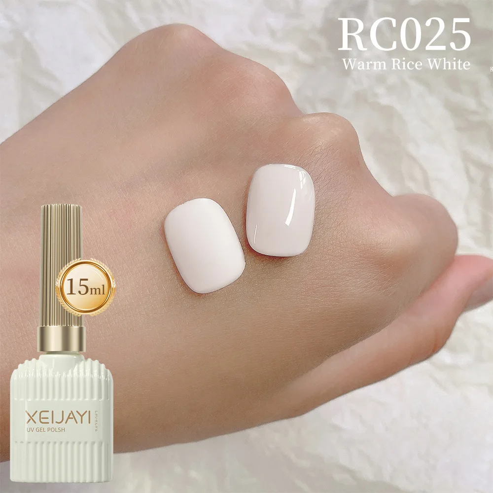 Smalto gel da 15 ml Vernici ibride Il colore nudo è adatto per tutte le stagioni Unghie artistiche per manicure Soak Off UV Necessita base superiore Primer