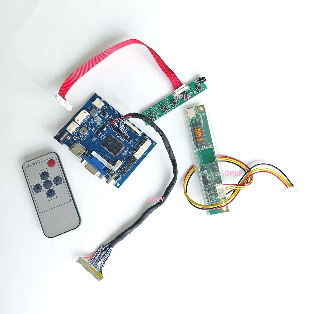 

AV VGA HDMI-compatible Controller board for B170PW06 B170PW03 30pin 1 CCFL 1440×900 17" LCD panel DIY Kit