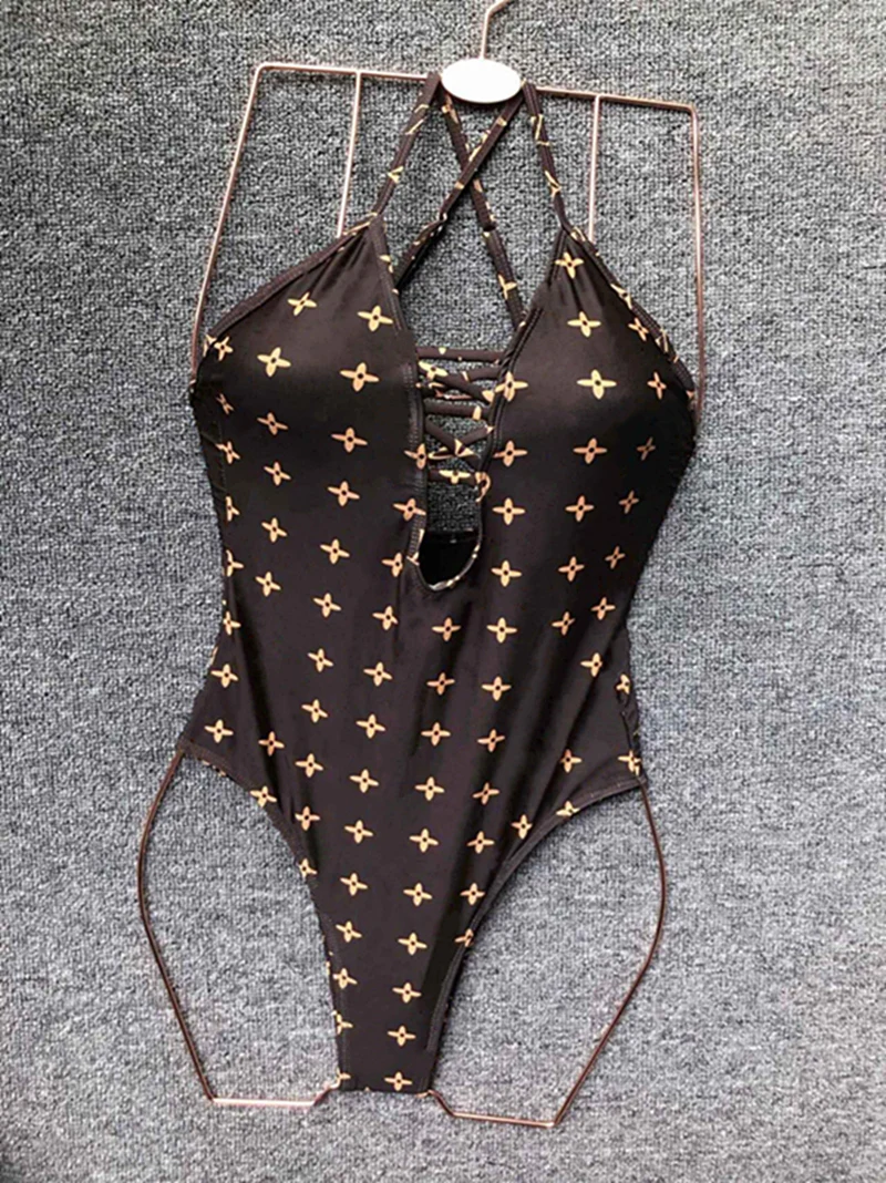 Luksusowa marka Design damskie bikini seksowne stringi strój kąpielowy brazylia kostiumy kąpielowe strój kąpielowy dwuczęściowy zestaw damskich staników podwiązka c05