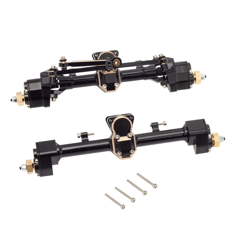 

Brass Complete Front And Rear Portal Axle Set For 1/24 RC Crawler Car Axial SCX24 Gladiator JLU Bronco C10 Deadbolt