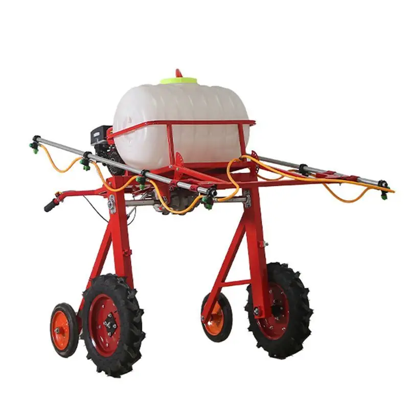 

New hand-held self-propelled dispenser corn wheat orchard spray machine agricultural four-wheel large capacity