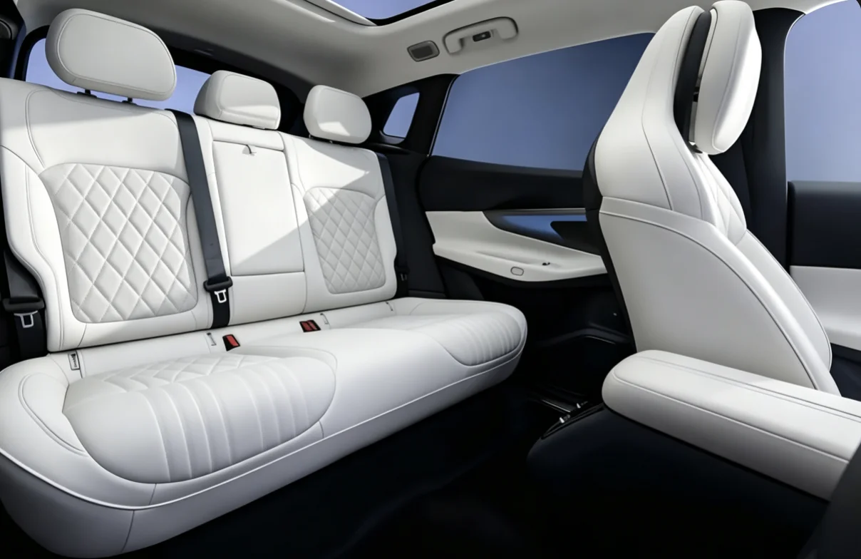 Für Lynk & Co 08 2023~2025 Maßgefertigte Autositzbezüge Luxuriöses Nappaleder 100% Passgenau Innenraumzubehör 360 ° Vollständige Abdeckung – Detail 8